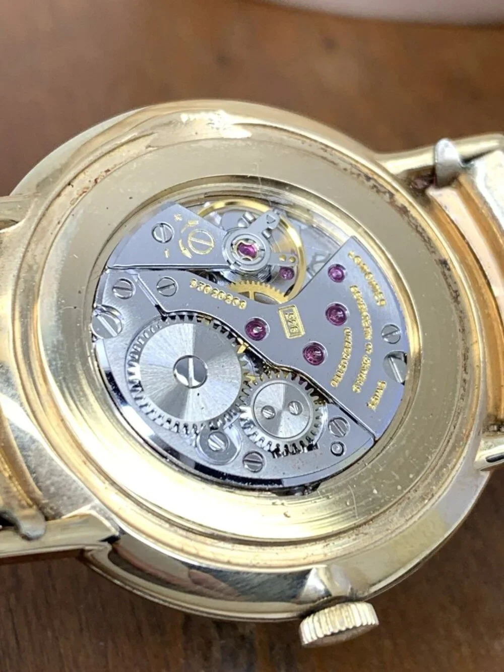 Longines Men's Watch 1970'S Vintage 528 Swiss Manual Wind Gold Stainless Steel